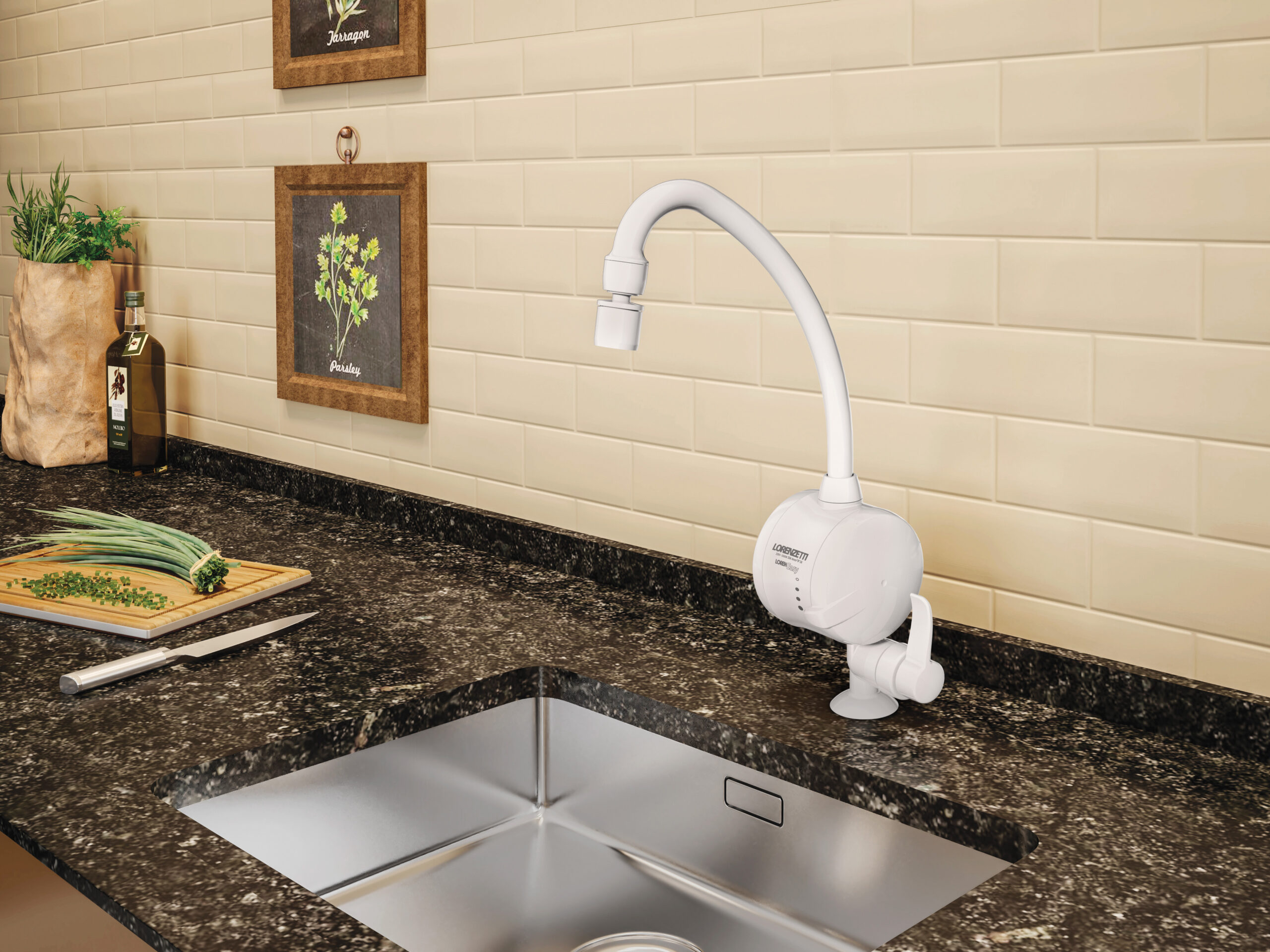 Torneira Elétrica De Mesa Loren Easy Lorenzetti 220v 5500w